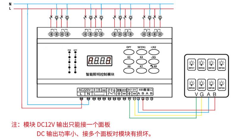 智能家居照明灯光系统可编程控制面板选型指南 4/6/8/12触摸面板全解析